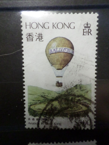 Hong kong francobollo - 5, $