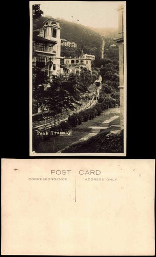 Cartolina hong kong peak - hong,