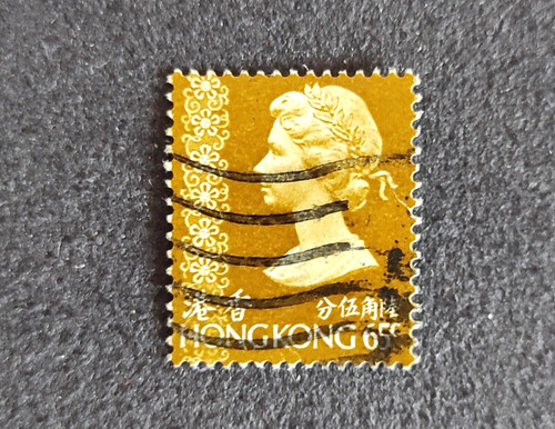 Francobollo hong kong 65c 1973 - hong,