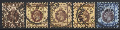 Hong kong 1912 canton - 1912-15,